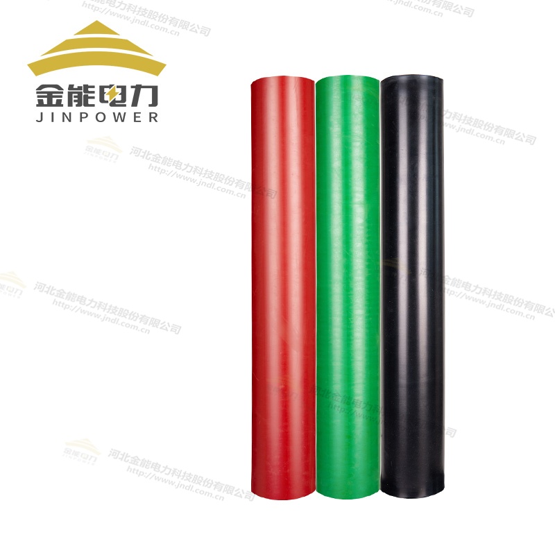 环保型红黑绿三色平面绝缘胶垫橡胶板（3-12mm）
