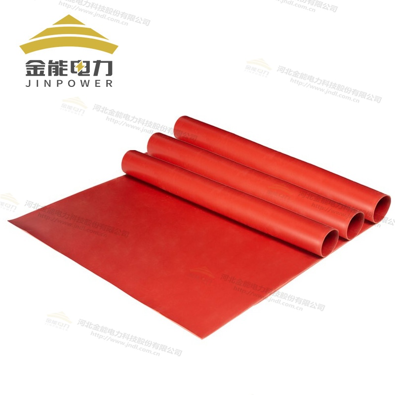 环保型3-12mm红色平面绝缘胶垫（5-35kV）