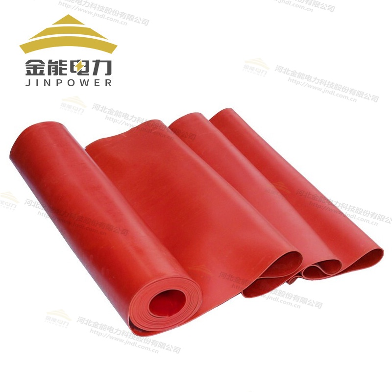环保型3-12mm红色平面绝缘胶垫（5-35kV）