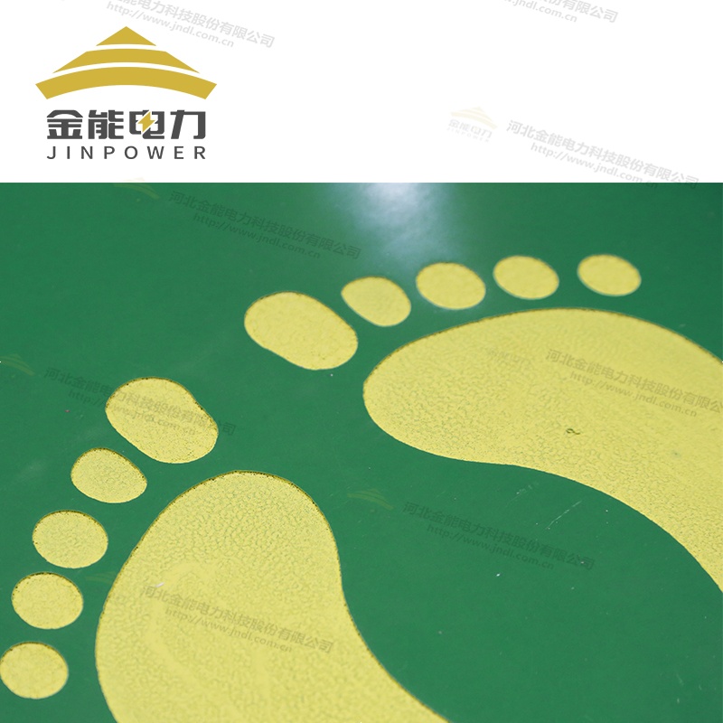 环保绝缘作业垫雕刻+UV印刷更牢固