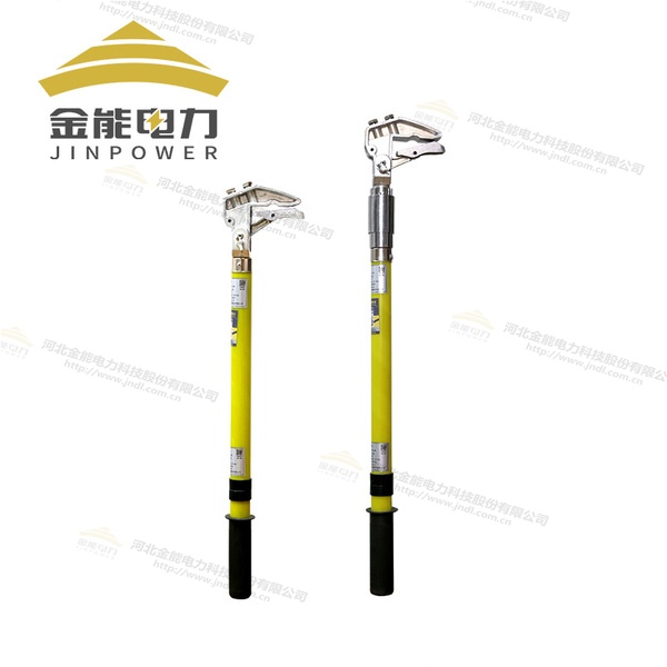 鸭嘴式接地棒绿色黄色红色螺旋快拆结构灵活应用