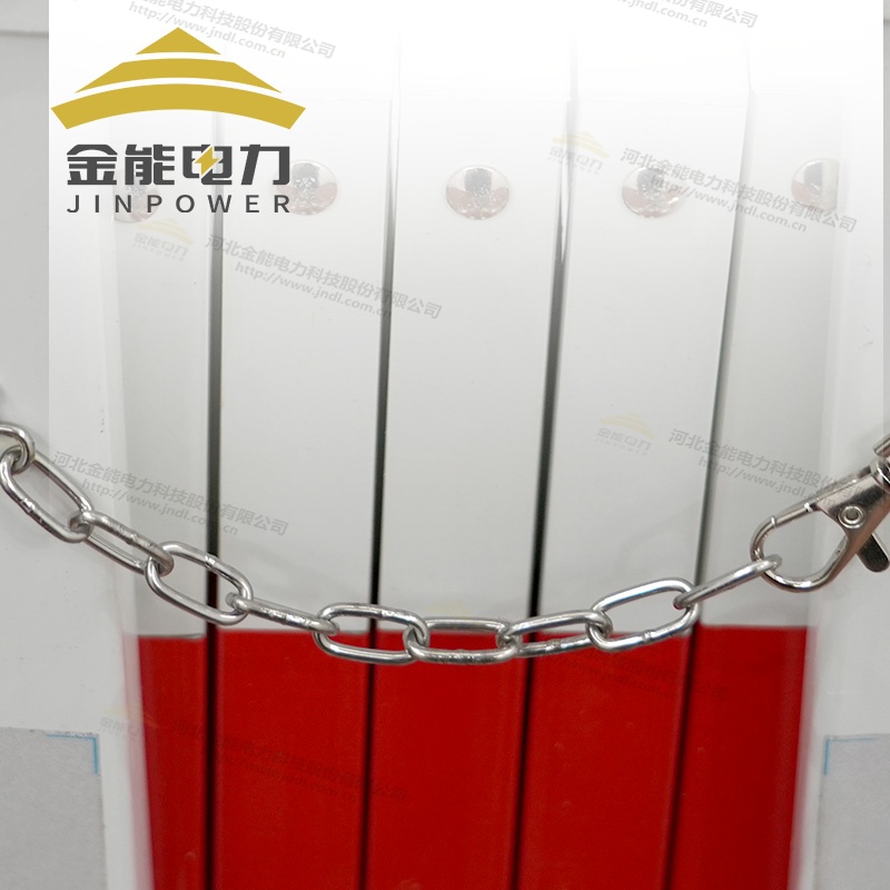 绝缘塑钢伸缩围栏固定锁链警示标示