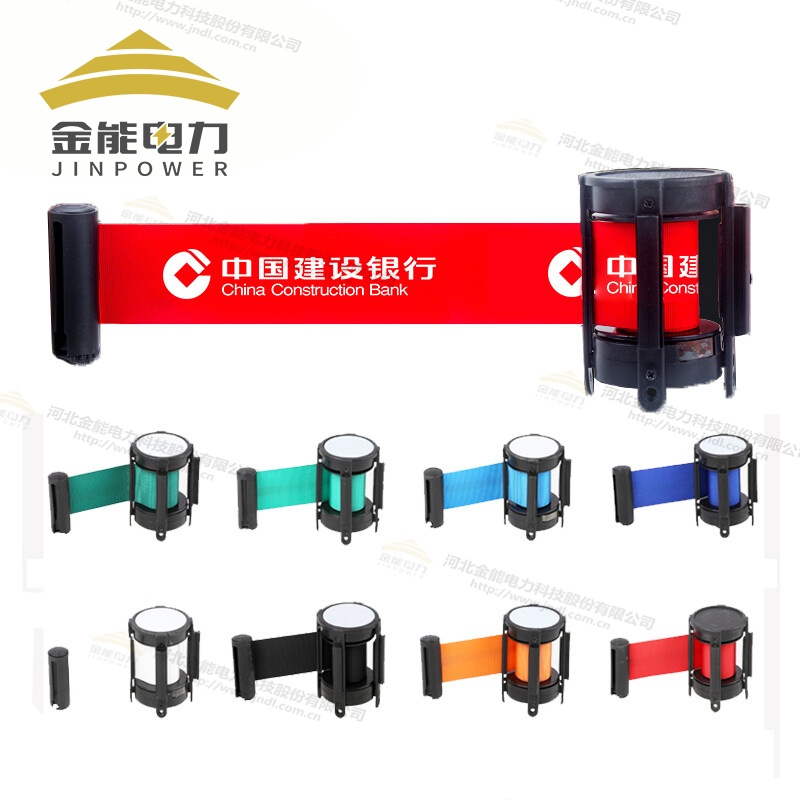 不锈钢/玻璃钢伸缩围栏（带式） 银行机场一米线