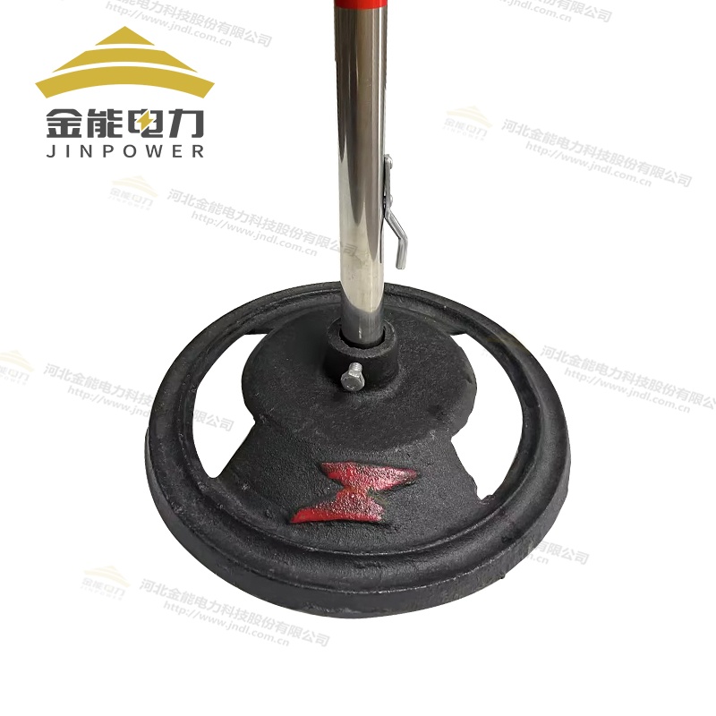 铁墩式安全围网支架