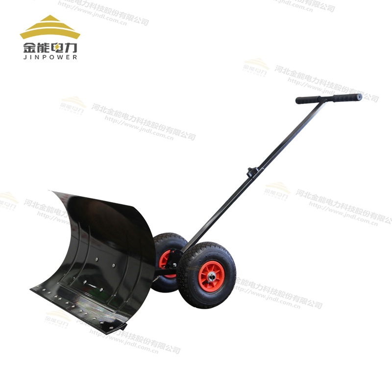 轮式推雪车（轮式人工除雪车）快速组装 久置不锈